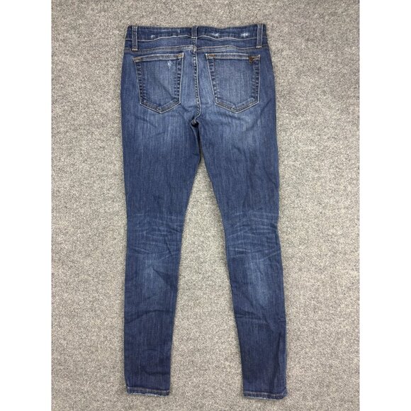 Joe's Jeans Skinny Jeans Womens 27 Blue Stretch Denim Mid Rise Faded CL-4352M - Picture 7 of 8
